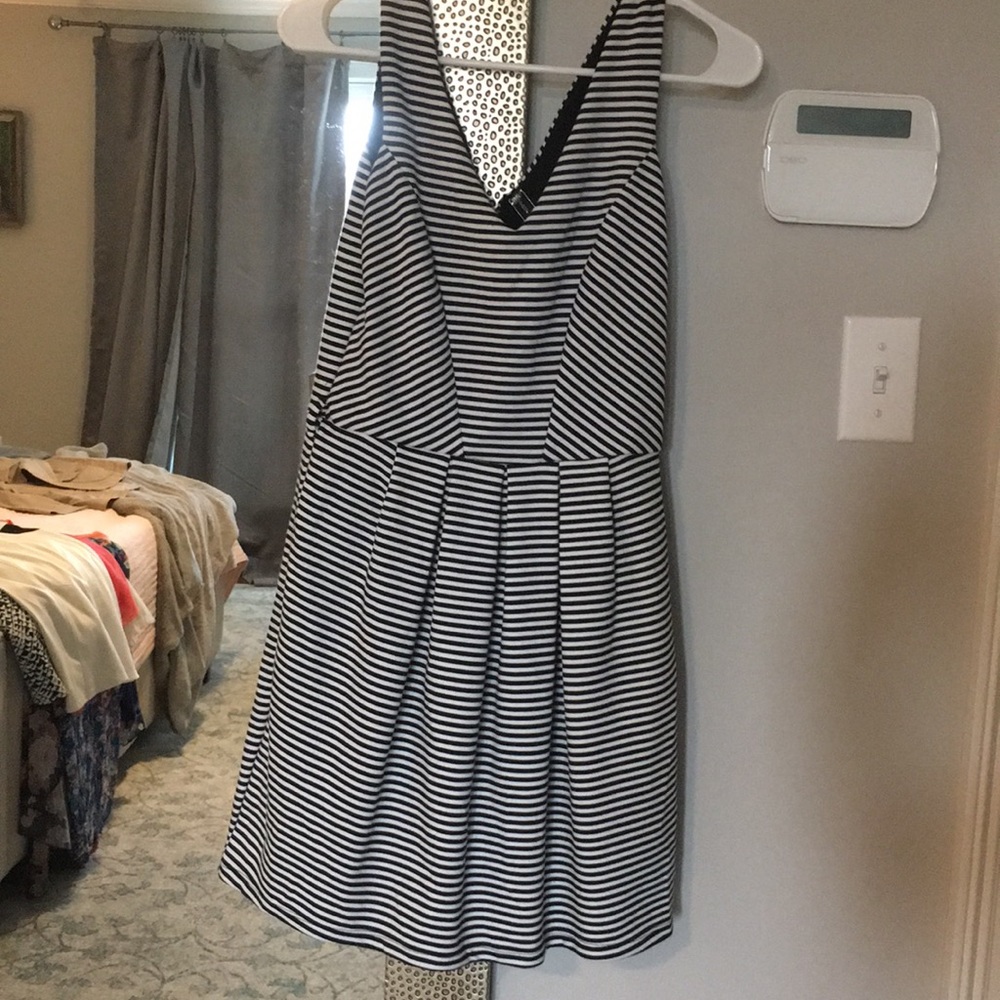 Striped mini dress
